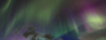 Aurora borealis or the northern lights