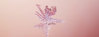 Frosty pattern on glass in winter. Natural background