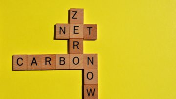 淨零碳排意象圖
